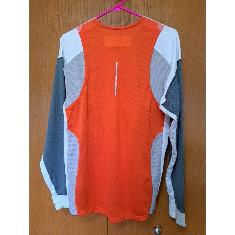Nike Men's Sport White/Grey/Red Long Sleeves Shirt CK4988 NEW XS